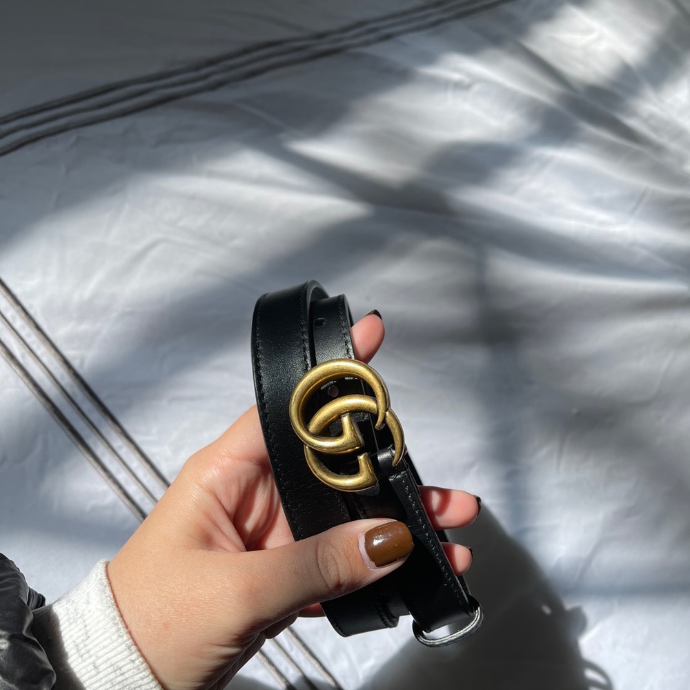 gucci skinny belt (authentic)
